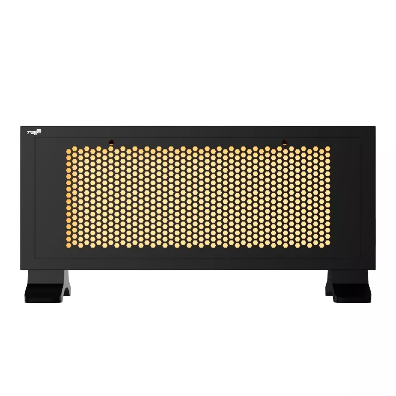 Чорний портативний далеко інфрачервоний графеновий нагрівач Чорний портативний далеко інфрачервоний графеновий нагрівач