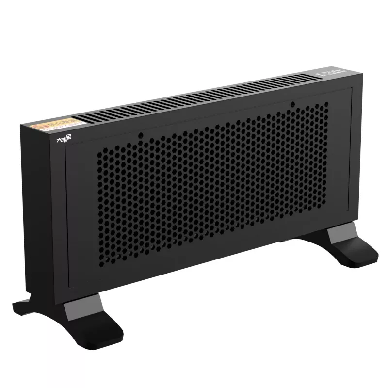 Чорний портативний далеко інфрачервоний графеновий нагрівач