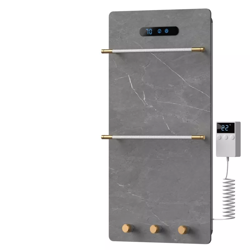 Сірий графен рок -рушник стелаж